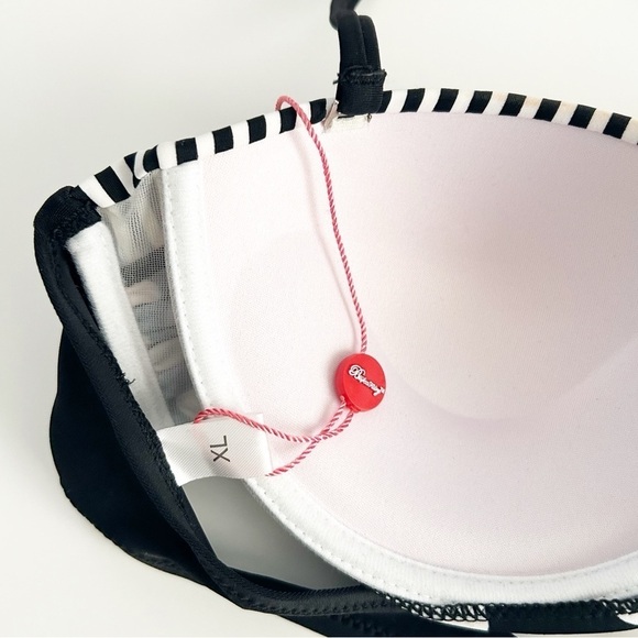 Polka Dot Halter Bikini Top | Size XL - Picture 4 of 4